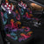 Kosrae State Car Seat Cover - Sea Turtle In Tribal Polynesian Style - Polynesian Pride