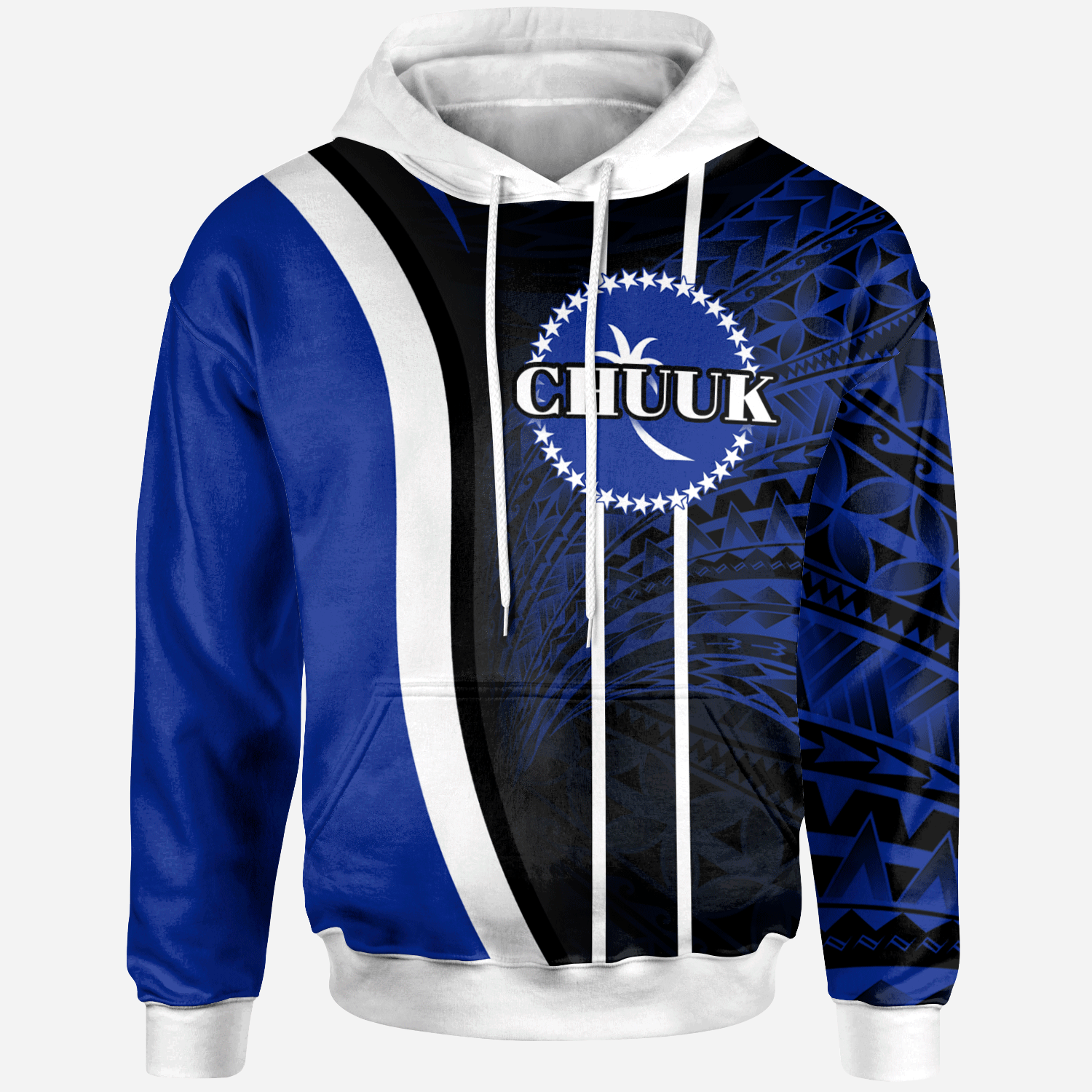 Chuuk Hoodie Special Unisex Blue - Polynesian Pride