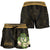 Chuuk State Women's Shorts - Polynesian Gold Patterns Collection - Polynesian Pride