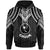 Chuuk Hoodie Polynesian Armor Style Black Unisex Black - Polynesian Pride