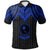 Chuuk Polo Shirt Polynesian Armor Style Blue Unisex Blue - Polynesian Pride