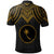 Chuuk Polo Shirt Polynesian Armor Style Gold - Polynesian Pride