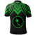 Chuuk Polo Shirt Polynesian Armor Style Green - Polynesian Pride