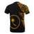 Chuuk Custom T Shirt Micronesian Pattern Gold Style - Polynesian Pride