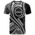 Cook Islands T Shirt Black Polynesian Wave Style LT9 Adult Black - Polynesian Pride