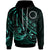 Cook Islands Hoodie The Flow of The Ocean Blue - Polynesian Pride