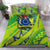 Cook Islands Bedding Set Artsy Style - Green LT9 Green - Polynesian Pride