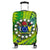 Cook Islands Luggage Cover Artsy Style - Green LT9 Green - Polynesian Pride