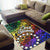 Cook Islands Area Rug - Rainbow Polynesian Pattern - Polynesian Pride