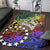 Cook Islands Area Rug - Rainbow Polynesian Pattern - Polynesian Pride