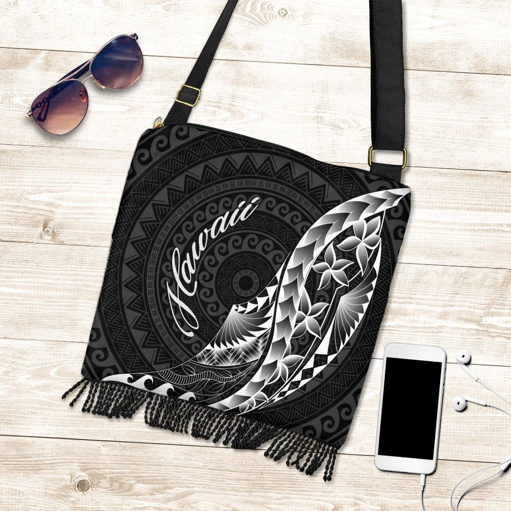 Hawaii Boho Handbag - Polynesian Pattern Style One Style One Size Black - Polynesian Pride