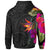 Polynesian Custom Zip up Hoodie Hibiscus Pattern - Polynesian Pride