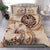 Tahiti Bedding Set - Hibiscus Flower Vintage Style Nude - Polynesian Pride