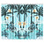 Cook Islands Window Curtain - Blue Turtle Hibiscus One Size cook Window Curtain 50"x84"(Two Piece) Blue - Polynesian Pride