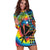 (Custom Personalised) Hawaii Rainbow Tie Dye Hoodie Dress Flowers Polynesian Hawaiian Tribal LT13 - Polynesian Pride