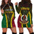 Vanuatu Indigenous Hoodie Dress Proud To Be Ni - Vanuatu Polynesian Pattern LT13 Black - Polynesian Pride