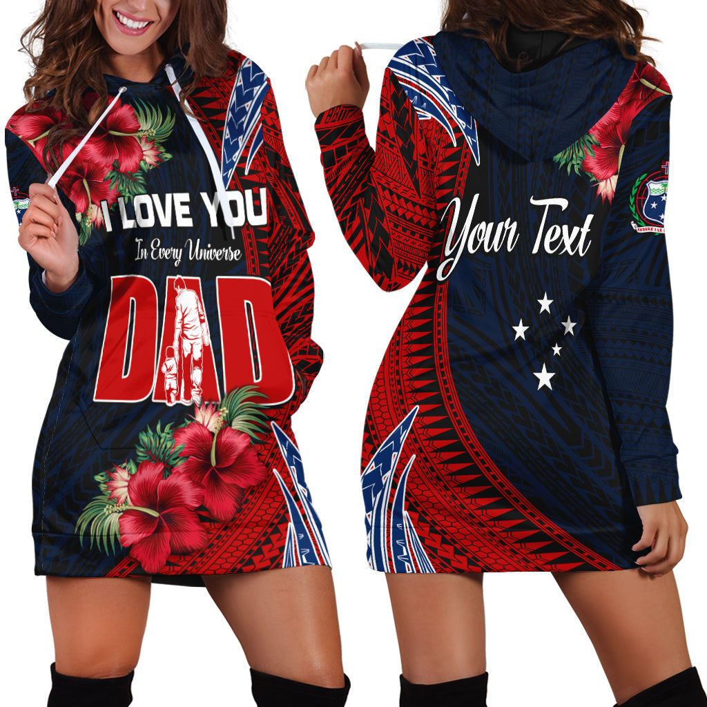 Samoa Fathers Day Hoodie Dress Polynesian Best Dad Ever LT13 Red - Polynesian Pride