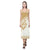 Polynesian V - Neck Open Fork Long Dress - Yellow Hibiscus - Polynesian Pride