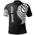 Marshall Custom Polo Shirt Marshall Tatau White Patterns Unisex Black - Polynesian Pride