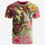 Vanuatu T Shirt Flowers Tropical With Sea Animals Unisex Pink - Polynesian Pride