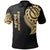 Papua New Guinea Polo Shirt Papua New Guinea Tatau Gold Patterns Unisex Black - Polynesian Pride