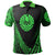 Tahiti Polo Shirt Green Polynesian Patterns Sport Style Unisex Black - Polynesian Pride