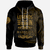 Marshall Islands Hoodie Legends Are Born In Gold Color Unisex Gold - Polynesian Pride