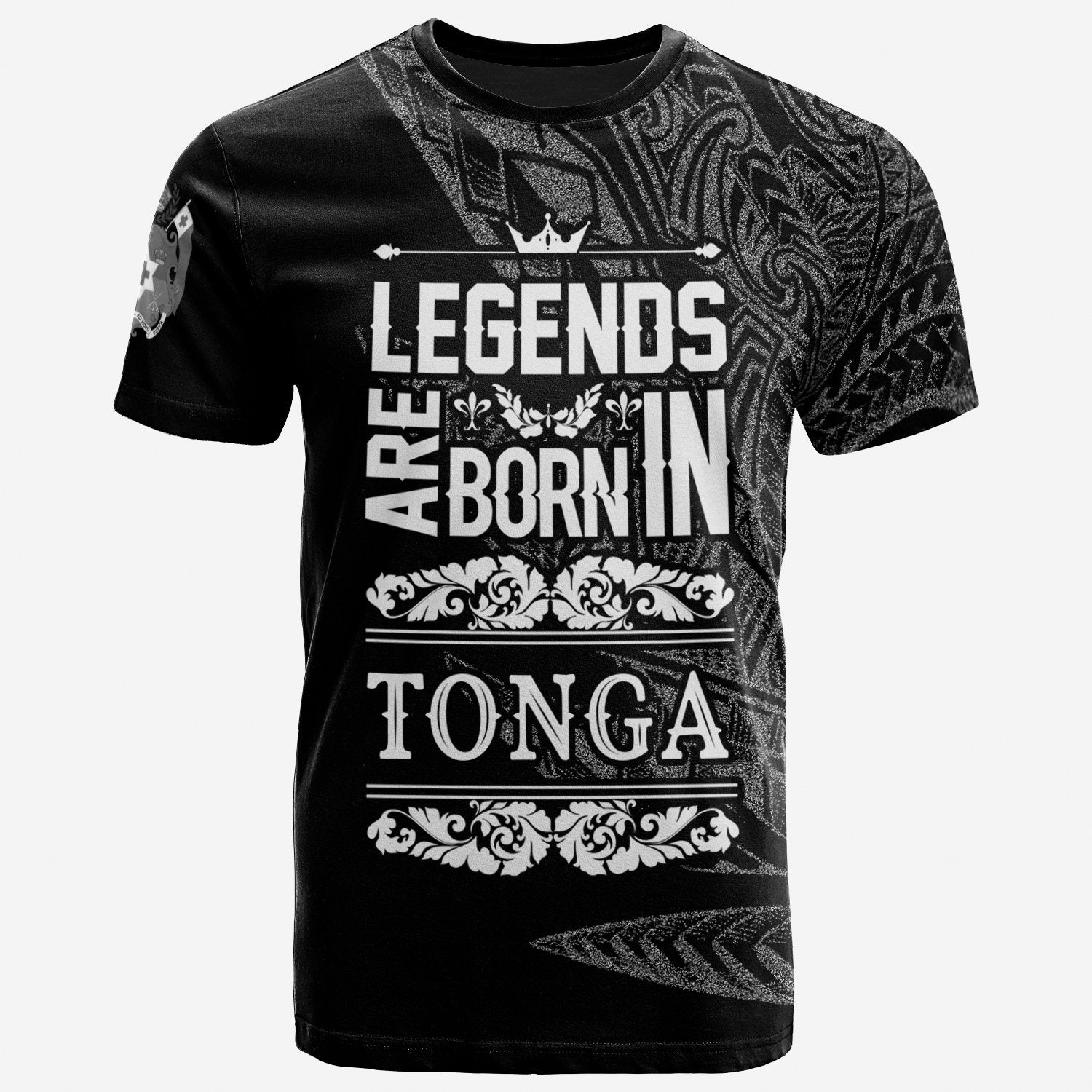 Tonga T Shirt Legends Are Born In White Color Unisex Art - Polynesian Pride