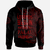 Palau Hoodie Legends Are Born In Red Color Unisex Red - Polynesian Pride