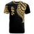 Yap State T Shirt Yap State Tatau Gold Patterns Unisex Black - Polynesian Pride