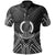 Vanuatu Polo Shirt Vanuatuan Seal Black Tribal Patterns Unisex White - Polynesian Pride