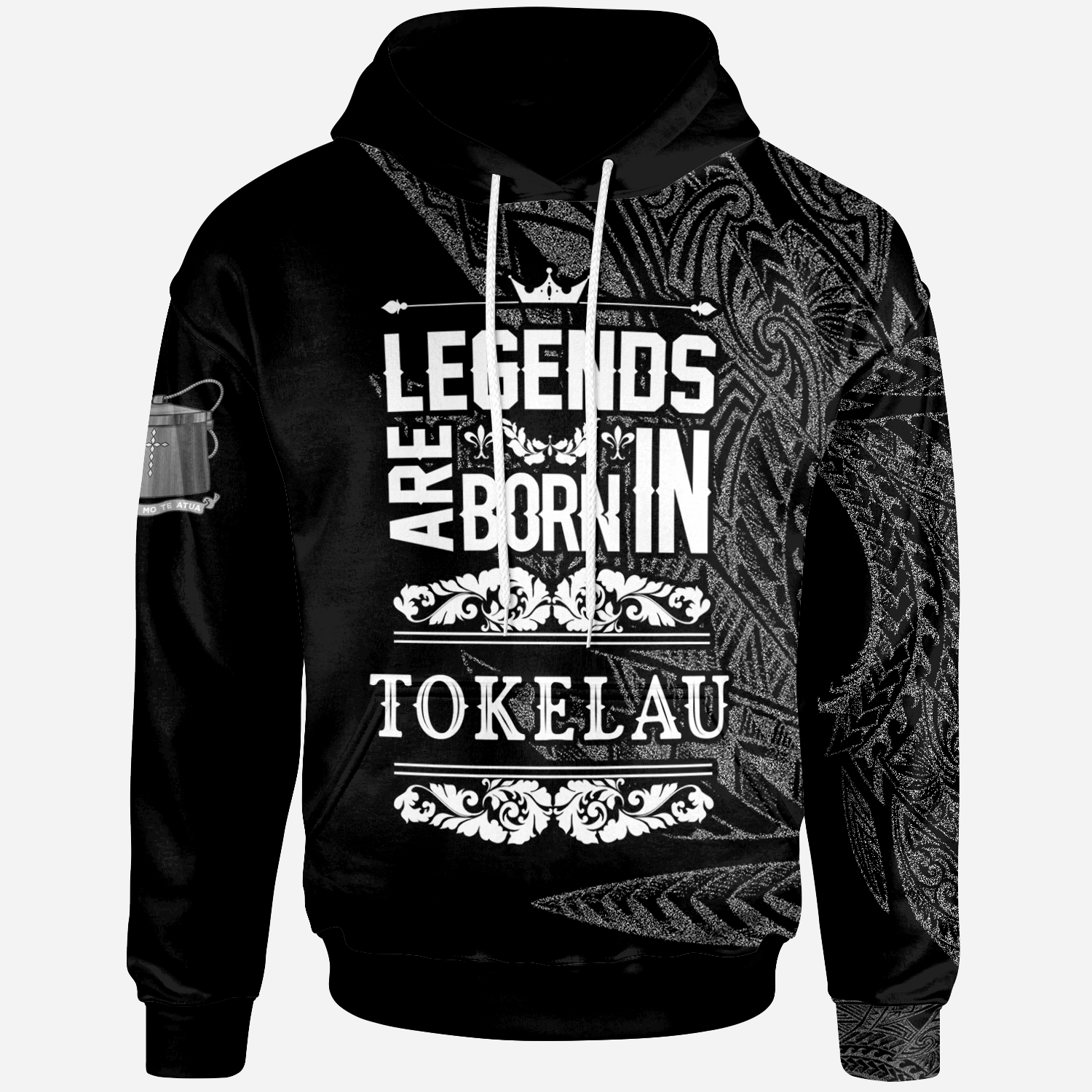 Tokelau Hoodie Legends Are Born In White Color Unisex White - Polynesian Pride