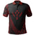 Kosrae State Polo Shirt Red Polynesian Patterns Sport Style Unisex Black - Polynesian Pride