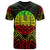French Polynesia T Shirt National Seal Tribal Reggae Color Patterns Unisex Black - Polynesian Pride