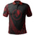 Yap State Polo Shirt Red Polynesian Patterns Sport Style Unisex Black - Polynesian Pride