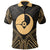 Yap State Polo Shirt Yap State Seal Gold Tribal Patterns Unisex Black - Polynesian Pride