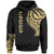 Kiribati Hoodie Kiribati Tatau Gold Patterns Unisex Black - Polynesian Pride