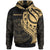 Marshall Islands Hoodie Gold Polynesian Patterns Best Marshall Islands Ever Unisex Black - Polynesian Pride