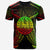 French Polynesia T Shirt National Seal With Reggae Line Style Unisex Black - Polynesian Pride