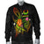 Pohnpei Polynesian Men's Bomber Jacket - Legend of Pohnpei (Reggae) - Polynesian Pride