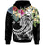 Wallis and Futuna Polynesian Hoodie Summer Plumeria (Black) Unisex Black - Polynesian Pride