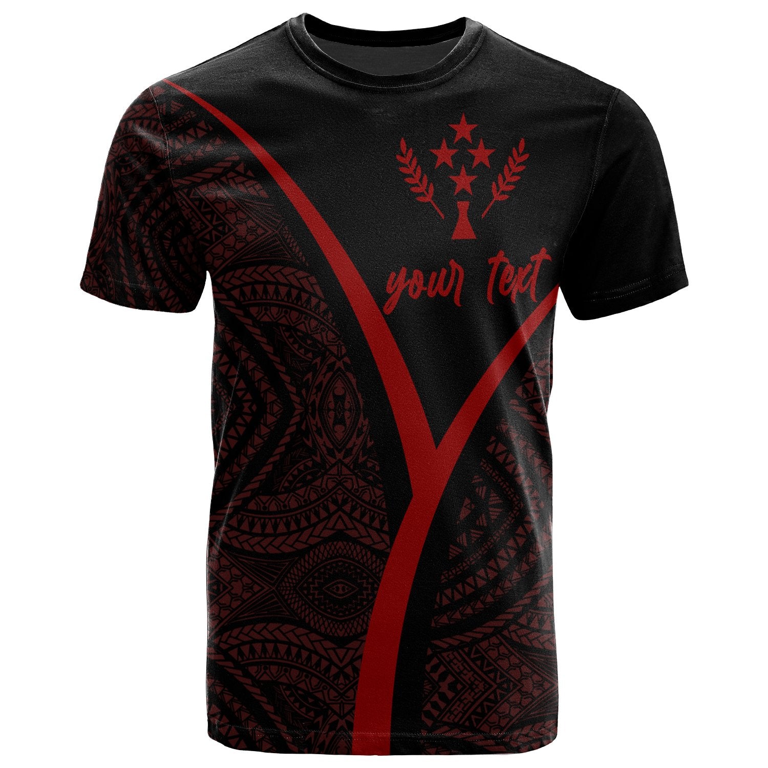 Kosrae Micronesia Custom T Shirt The Pride Of Kosrae Red Unisex Red - Polynesian Pride