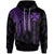 Wallis and Futuna Hoodie Polynesian Wings Purple Unisex Purple - Polynesian Pride