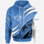 Kosrae Hoodie Symmetrical Lines Unisex Blue - Polynesian Pride