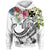 Wallis and Futuna Polynesian Hoodie Summer Plumeria (White) Unisex White - Polynesian Pride