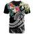 YAP Polynesian T Shirt Summer Plumeria (Black) Unisex Art - Polynesian Pride