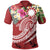 Nauru Polynesian Polo Shirt Summer Plumeria (Red) Unisex Red - Polynesian Pride