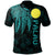 Palau Polynesian Polo Polynesian Wings (Turquoise) Unisex Turquoise - Polynesian Pride