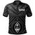 Guam Polo Shirt Guahan Seal With Polynesian Tattoo Style (Black) Unisex Black - Polynesian Pride