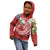 Wallis and Futuna Polynesian Hoodie Summer Plumeria (Red) - Polynesian Pride